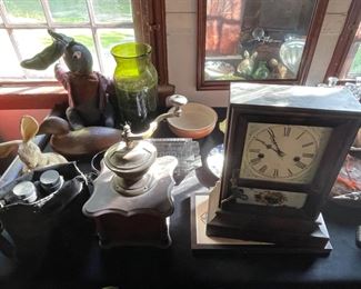Antique clock and more