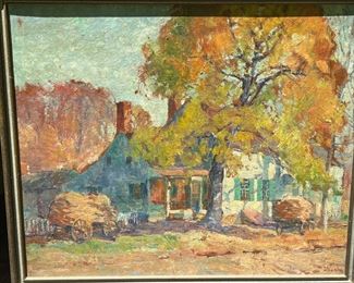 1924 Long Island painting, Harrie Wood