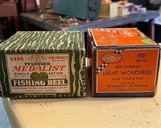 Vintage fishing reels