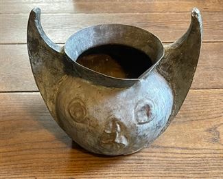 Interesting copper goblin or jack-o’-lantern