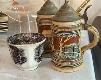 Small beer steins