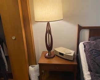 Brazillia lamp table 1st GEN Bose wave radio