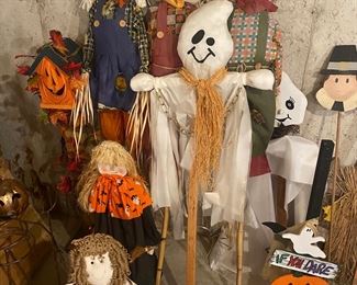 Outdoor Halloween Thanksgiving, fall decorations