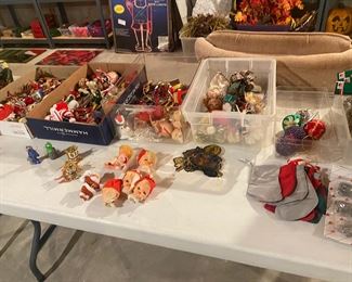 Some vintage Christmas decorations