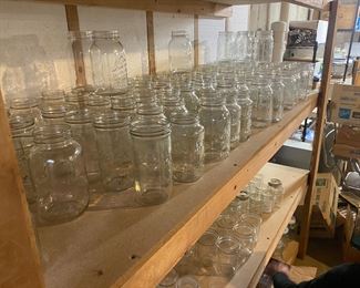 Ball , Kerr atlas Mason jars 