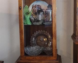 Early 1970's W & J Sloane Inc. solid wood Curio Cabinet