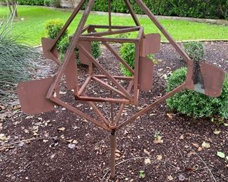 Unique one of a kind metal yard art