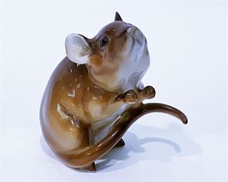 Hutschenreuther German porcelain mouse figurine 