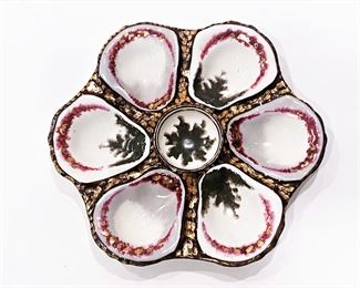 Porcelain Oyster Plate
