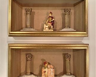 Mid Century Dioramas of Mark Antony and Cleopatra   