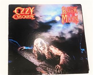 Vintage Ozzy Ozbourne Bark of the Moon LP vinyl record album ........To register in order to place bids go to www.capitolsalesservices.hibid.com