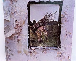 Vintage Led Zeppelin IV  vinyl record LP album........To register in order to place bids go to www.capitolsalesservices.hibid.com