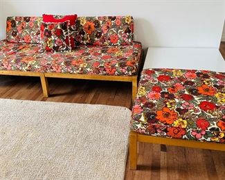 Mid-century three-piece sectional