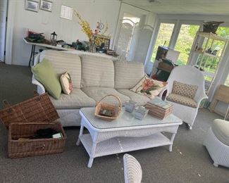 Wicker furniture set