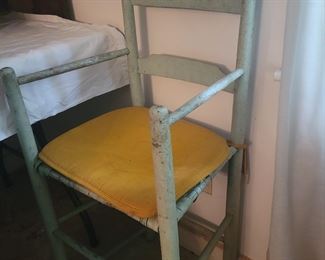 Randolph County painted high chair