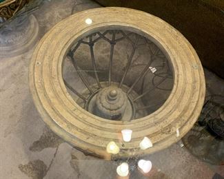 #11	Glass Top Coffee Table w/metal Base - 40x20	 $100.00 			
