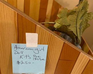 #17	American Girl Doll - Kits Tree house  (as is Front Bannisters )	 $250.00 			
