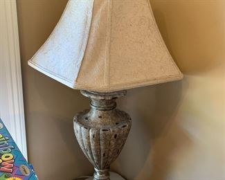 #21	Ceramic Lamp Heavy - 34" Tall	 $40.00 			
