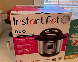 #27	Instant Pot Duo - new in box	 $40.00 			
