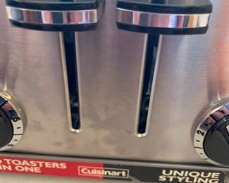 #30	Cuisinart 4 slice  Toaster 	 $30.00 			
