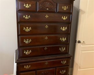 #32	Sumter Hi-Boy Chest of 11 drawers - 38x20x78	 $225.00 			

