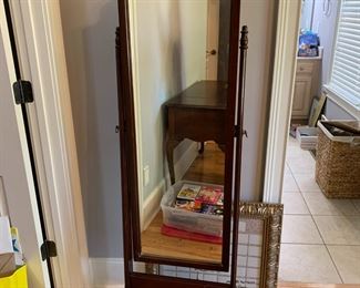 #34	Floor Length Mirror - 18x62 (as is leg)	 $40.00 			
