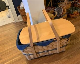 #73	Longaberger Picnic Basket	 $70.00 			
