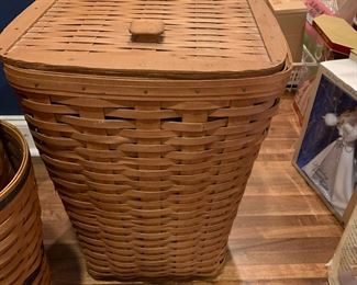 #76	Longaberger Large hamper 17x22h 	 $100.00 			
