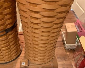 #78	Longaberger Umbrella basket 18'h 	 $25.00 			
