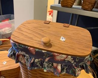 #82	Longaberger Mail Basket w/hardware 11"h	 $35.00 			
