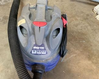 #118	Shop-Vac - 5 Gallon	 $20.00 			
