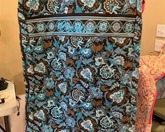 #131	Vera Bradley - Brown & Blue Garment Bag (Monogrammed)	 $25.00 			
