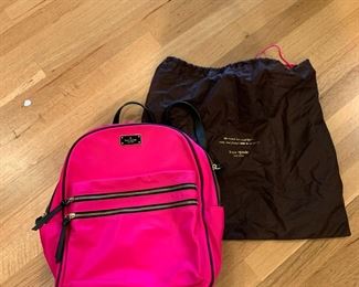 #139	Kate Spade Canvas Backpack w/dust tote	 $45.00 			
