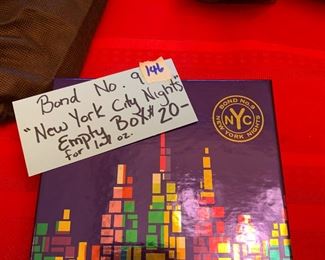 #146	Bond no. 9 "New York City Nights" Empty Box for 1.7 oz	 $20.00 			
