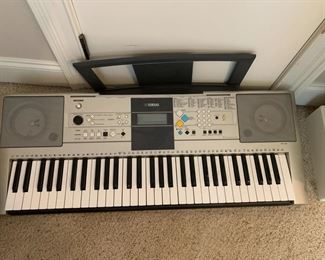 #98	Yamaha Keyboard battery powered YPT 320	 $45.00 			
