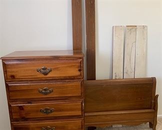 Headboard and Chest of Drawers