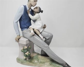 006 LLADRO Daddys Little Sweetheart Black Legacy Collection