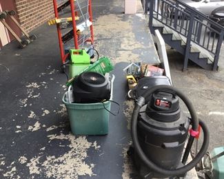 Stuff going in the Tool, garden, camping room 