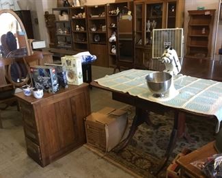 Kitchen Aid mixer, furniture, collectibles