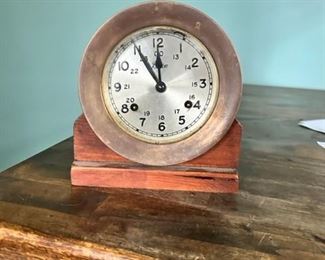 Antique Mariner's clock