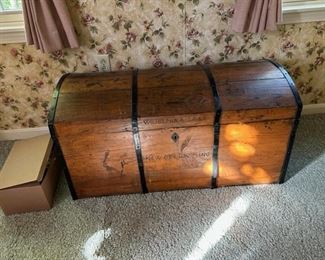 Antique blanket chest