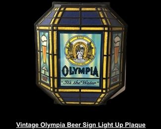 Olympia Beer Sign