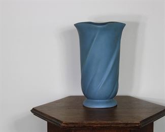 Weller Pottery vase in blue