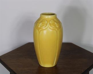 Rookwood vase # 2403 in yellow glaze, 7 1/4" tall, production date 1928
