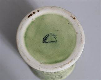 Base of Weller Pottery Marvo 8 1/2" vase