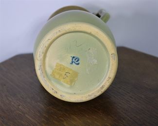 Another view of the Roseville Pottery Carnelian Vase, 8 1/2" tall