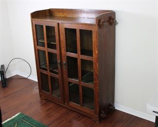 Grand Rapids Bookcase and Chair Company "Lifetime" bookcase in original finish, 45" tall, 12" deep, 41" wide