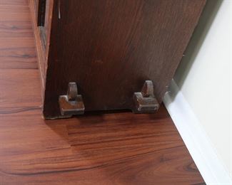 Grand Rapids Bookcase and Chair Company "Lifetime" bookcase in original finish, 45" tall, 12" deep, 41" wide