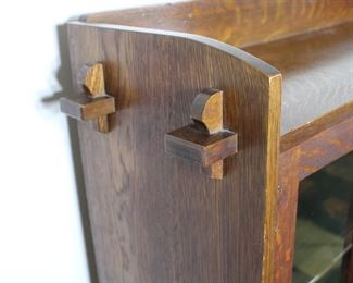 Grand Rapids Bookcase and Chair Company "Lifetime" bookcase in original finish, 45" tall, 12" deep, 41" wide