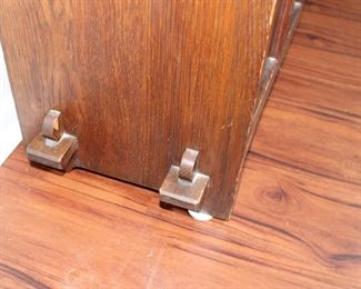 Grand Rapids Bookcase and Chair Company "Lifetime" bookcase in original finish, 45" tall, 12" deep, 41" wide